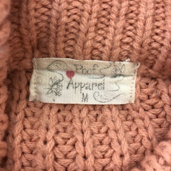 Women's Size Medium Turtle Neck Knitted Sweater By Poof Apparel.         6 - Picture 3 of 4